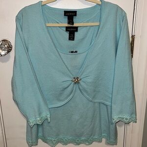 Lane Bryant Shrug Cardigan & Matching Cami Sweater 14/16 NWT